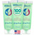 EcoEarth Travel Size Shampoo Conditioner 2-in-1 (1 fl oz, 100 PK, Spring Breeze) Delight Your Guests w/Revitalizing & Refreshing Conditioning Shampoo Amenities, Small Size Hotel Toiletries in Bulk