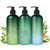 Tea Tree Oil Shampoo and Conditioner, Body Wash Set for Women and Men