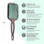 MINT Kaze Eco-Friendly Boar Bristle Paddle Hair Brush for Women
