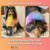 OPAWZ Blow Pen 10 Colors with Tattoo Stencil 12pcs Suit, Temporary Color Dog Hair Dye, Non-Toxic and Washable Pet Hair Dye, Semi Permanent Color Dye for Dogs and Cats Grooming
