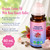 2PCS Castor Oil Rose Quartz Roller Ball (2 Fl Oz) Organic Castor Oil Roll On 100% Pure Cold Pressed & Hexane-Free Refillable Amber Glass Bottle for Face, Hair, Lashes & Brows