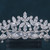 FASNAHOK Silver CZ Wedding Tiaras for Brides Floral Princess Crowns for Women Cubic Zirconia Bridal Headband Girls Sweet 16 Crown Birthday Hair Accessories