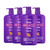 Aussie Total Miracle 7 Benefit Shampoo for Dry, Damaged Hair of All Types, Paraben-Free, 30.4 fl oz, 4-Pack