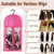 PNHYTUGY 14PCS Wigs Storage Bags With Hanger, Dust-proof Wig Holder, Water-proof Wigs Rack & Organizer, Breathable Hair Extension Holder (14PCS Assorted Set in 2 Sizes & 2 Colors)