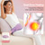 Comfytemp Portable Belly and Back Heating Pad for Period Soothing, FSA Eligible HSA Cordless Dual-Zone Menstrual Heating Pad Wearable Belt for Abdomen Waist Wireless, 3 Timer&Heat, Girl Women Daughter