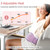 Comfytemp Portable Belly and Back Heating Pad for Period Soothing, FSA Eligible HSA Cordless Dual-Zone Menstrual Heating Pad Wearable Belt for Abdomen Waist Wireless, 3 Timer&Heat, Girl Women Daughter