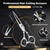 CIICII Professional Hair Cutting Scissors Kit, 440C 6.7″ Barber Shears Set