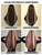 7JHH WIGS 26IN Long Straight Brown Highlight Pink Layered Wigs
