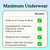 Because Premium Maximum Plus Adult Incontinence and Postpartum Bladder Leak Underwear for Women, Maximum Absorbency, Disposable, Beige, XXLarge, 40 Count (4 Packs of 10)