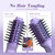 PRITECH Auto Dual Voltage Hair Dryer Brush for Travel,Ionic Hair Styler