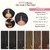 EINAEY V Part Wig Afro Curly Synthetic Kinky Curly V Part Wig 1B 24"