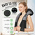 Cordless Shiatsu Neck and Shoulder Massager, Back Massager with Heat,Massage Deeper Tissue 4D Kneading Massage for Shoulder, Neck and Back, Use at Home, Office, Car - Gifts for Fathers Day Dad Gift