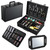 Yueieoun Barber Accessory Case with Mirror Barbers Briefcase Tool Case
