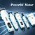 HIENA PRO Cordless Hair Clippers for Men, 5pcs Trimmer (292 White)