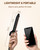 MESCOMB 1 Inch Curling Iron for Long Hair - Dual Voltage Curling Iron