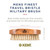 Kent MC4 Men's Hair and Beard Brush Kit: Exfoliating Natural Boar Bristle Hair Brush, Cherrywood Base with Firm Bristles for Coarse Hair Types - LPC3 Brush Cleaner - Premium Grooming Set