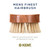 Kent MC4 Men's Hair and Beard Brush Kit: Exfoliating Natural Boar Bristle Hair Brush, Cherrywood Base with Firm Bristles for Coarse Hair Types - LPC3 Brush Cleaner - Premium Grooming Set