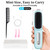 Go Brush Pro,2026 New Cordless Straight Hair Brush, Portable Scald-Proof mini Straight Hair Comb with Three Temperature Settings and LED Display Screen Quickly Heating Travel Hair Brush (Blue)