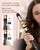 Ukliss Rotating Curling Iron Automatic - 1.25 Inch Self-Curling Hair Curler for Long Hair, 30s Fast Heat Up, 5 Temp Settings & Dual Voltage for Beach Natural Waves & Bouncy Curls (Black)