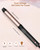 Ukliss Rotating Curling Iron Automatic - 1.25 Inch Self-Curling Hair Curler for Long Hair, 30s Fast Heat Up, 5 Temp Settings & Dual Voltage for Beach Natural Waves & Bouncy Curls (Black)