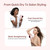 BOWEI High-Speed Ionic Hair Dryer with Magnetic Wall Mount & Concentrator