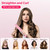 Cordless Hair Straightener and Curler 2 in 1, Mini, Lightweight and Small,USB Rechargeable with 4500mAh Battery, 10s Fast Heating, Portable Ceramic Flat Iron for Travel (Pink)