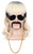 yuehong Long Black Roots Blonde Men Wig Rock Star Style Mullet 70s 80s Wig