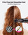 Bopcal Cordless Hair Straightener Brush for Travel, Upgraded Mini Portable Hair Straightening Brush for Women & Men, 300M Anti-Frizz Negative lons Straightening Comb, lonic Care & Fast Heating