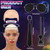Mepase 6 Pcs Halloween Bald Cap Costume Accessories Kit, Wrinkle Style
