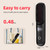 Cordless Hair Straightener Brush for Travel Portable Hair Straightener Comb with Negative Ion Mini hot Brush for Women, on-The-go Rechargeable with LED Display Anti-Scald Protection