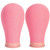 koskusder 22 Inch Wig Head Canvas Head with Stand Cork Canvas Mannequin Head with Wig Head Stand Manikin Head Block Set for Wigs Trimming Making Display with T Pins Set (Pink)