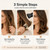 MAVIA Boar Bristle Round Brush 2.75 Inch for Fine Thin Hair