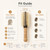 MAVIA Boar Bristle Round Brush 2.75 Inch for Fine Thin Hair