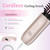 Cordless Hair Curling Iron Brush, Travel Curl Brush, 3-in-1 Portable Curling Iron Cordless, Plasma Thermal Hair Brush, 7000mAh USB Rechargeable Curlings Wand, Mini Hot Curlings Brush-Blush Pink
