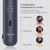 VIKICON Beard & Hair Straightener, Cordless Pencil Iron