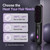 XUNIQ Go Brush Pro Cordless Hair Straightener Brush, Portable Wireless Straightening Comb with 3 Temp Settings (320°F-375°F), USB Rechargeable, Ceramic Heating Anti-Scald Hot Brush for Trave