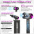 Hair Dryer, High-Speed Ionic Low Noise Blow Dryer with Diffuser for Fast Drying, Professional 500 Millions Negative Ionic Thermo-Control Hairdryer, Travel with Magnetic Diffuser & Nozzle