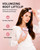 Redane Heated Root Volumizer Hair Clip for Fine Flat Hair, Pink