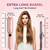 Automatic Curling Iron, Ceramic Curling Wand for Long Hair, Automatic Hair Curler, Rotating Curling Iron - Creating Soft Waves & Curls, Anti-Scald, Tangle-Free, Reminder Function, Automatic Power-Off