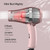 Foldable Travel Hair Dreyr Mini:Dual Voltage Small Lightweight Blow Dryer for International Travel,1200w Compact Hairdryer with Concentrator and Travel Bag(Light Pink)