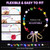 Chicloop 50 PCS LED Flower Crowns Headbands with Ribbons, Light Up Flower Headband for Women, Glow in the Dark Party Supplies for Wedding Birthday Party