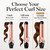 HCAH 1.5 Inch Curling Iron, Large Barrel Tourmaline Ceramic Hair Curler with Clamp, 5 Heat Settings, 30s Fast Heating, Dual Voltage, 60-Min Auto Shut-Off, for Loose Waves, Big Curls and Volume