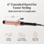 HCAH 1.5 Inch Curling Iron, Large Barrel Tourmaline Ceramic Hair Curler with Clamp, 5 Heat Settings, 30s Fast Heating, Dual Voltage, 60-Min Auto Shut-Off, for Loose Waves, Big Curls and Volume