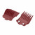 Gamma+ Professional Dub Magnetic Hair Clipper Guards from 1/16 to 3/4" Red