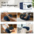 CCHYF Foot Massager with Heat, Shiatsu Foot and Calf Electric Kneading Massager Machine with Roller for Relaxation, Plantar Fasciitis, Pain Relief, Gifts for Women & Men(Blue)