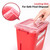 Alcedo Sharps Container for Home Use 2 Gallon (3-Pack), Biohazard Needle and Syringe Disposal, Professional Medical Grade