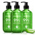 Aloderma Aloe Vera Gel Made within 12 Hours of Harvest with 99% Pure Organic Aloe Vera - Pump Bottle - Ideal for Face and Body, Soothing & Hydrating Sunburn Relief, Great for Scalp & Hair - 3 x 10.6oz