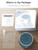 Dreamegg D1 White Noise Sound Machine with Baby Night Light, Navy Blue