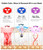INIA Red Light Therapy Mask for Face, 850nm NIR, Red/Blue LED Light 4 Modes