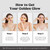 DERMORA Golden Glow Under Eye Patches - 100 Pairs Individually Packed